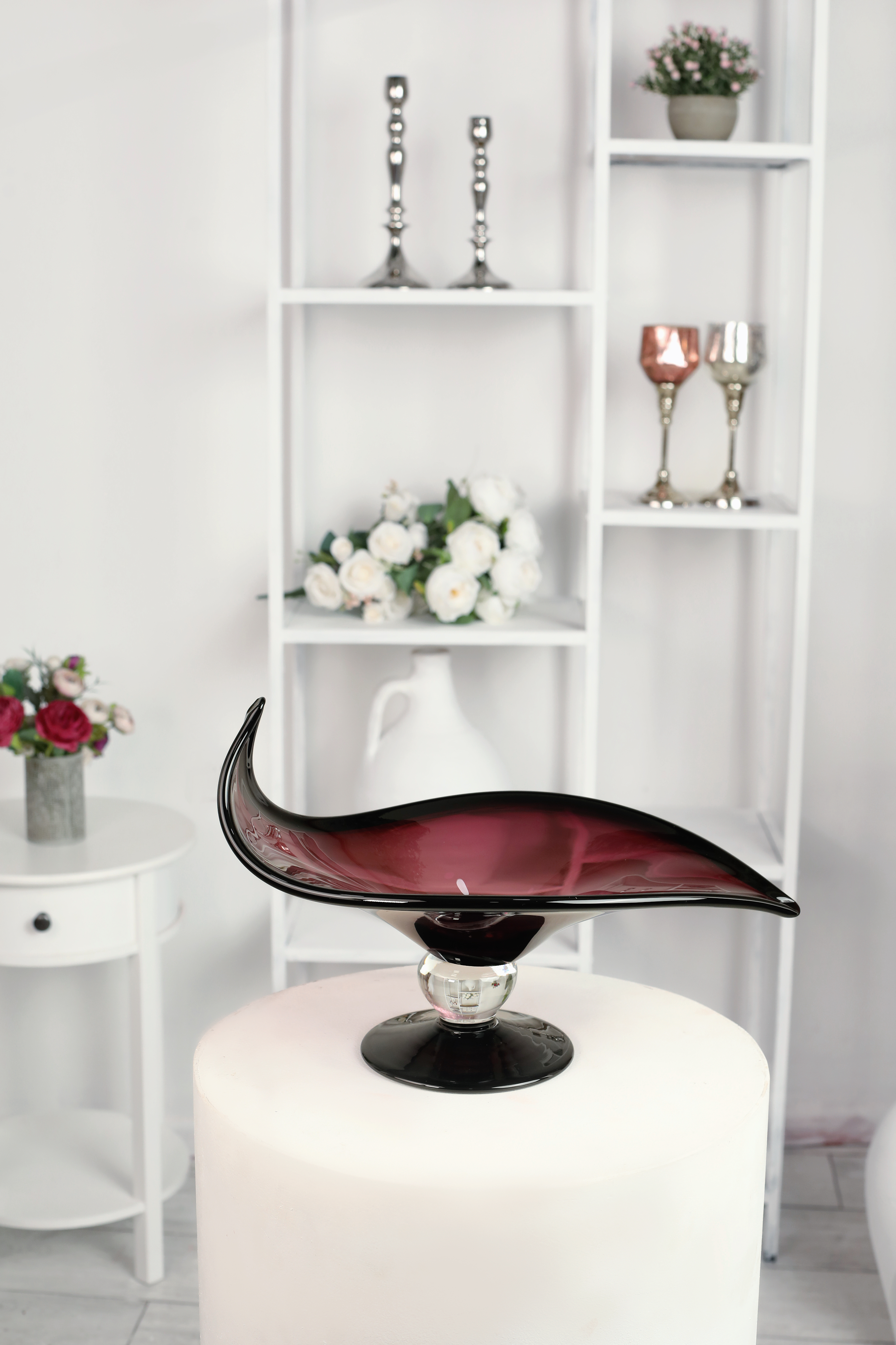 LARA CENTERPIECE TOTAL AMETHIST DM 45